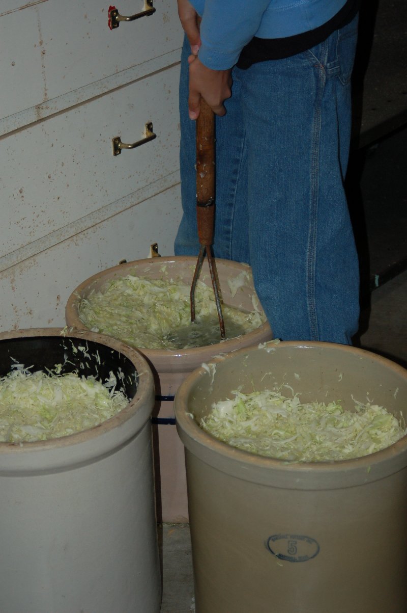 Tamping down the kraut
